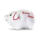 Gmundner Keramik Sparschwein Lilly Hochzeit personalisiert