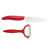 Kyocera Starterset GEN Gem�semesser + Sparsch�ler Keramik rot
