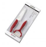 Kyocera Starterset GEN Gem�semesser + Sparsch�ler Keramik rot