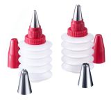 Westmark Dekorierflaschen 2er Set mit 4 T�llen
