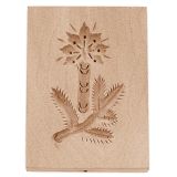 St�dter Springerle-Model aus Holz Zweig mit Kerze