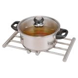 Axentia Topfuntersetzer Edelstahl verstellbar