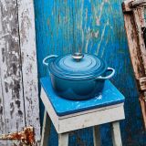 Le Creuset Brter rund 22cm 3,3l - marine