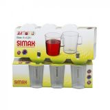 Simax Teeglas 0,2l mit Henkel 6er Set