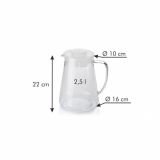 Glaskrug 2,5l ohne Deckel