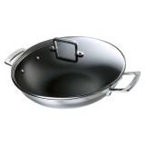 Le Creuset 3-Ply Edelstahl Wok 30cm