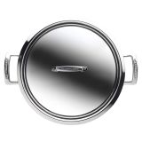 Le Creuset 3-Ply Edelstahl Profipfanne mit Deckel 30cm