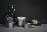 Le Creuset 3-Ply Edelstahl Profipfanne mit Deckel 30cm