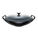 Le Creuset Wok mit Glasdeckel 36 cm - in 3 Farben