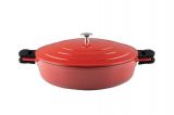 KELOmat KERAMIKA RED Schmorpfanne mit Deckel INDUKTION - in 2 Gr��en