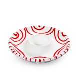 AUF BESTELLUNG Gmundner Keramik Rotgeflammt Eierbecher