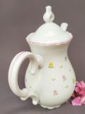 Kaffeekanne Porzellan Streubl�mchen Pastell