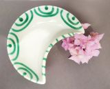 Gmundner Keramik Gr�ngeflammt Schale Mond