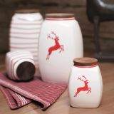 Gmundner Keramik Rubinroter Hirsch Zuckerdose Gourmet