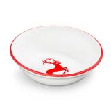 Gmundner Keramik Rubinroter Hirsch M�slischale klein � 14 cm