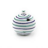 Gmundner Keramik Traunsee Zuckerdose OHNE Ausschnitt (� 10cm)