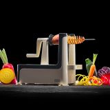 LURCH Super-Spiralschneider inkl. 2 Edelstahl- und 20 Holzspie�en
