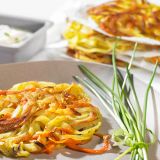 LURCH Super-Spiralschneider inkl. 2 Edelstahl- und 20 Holzspie�en