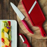 Kyocera Universalhobel mit Keramikmesser rot