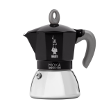 Bialetti Moka Induktion Espressokocher schwarz - 3 Gr��en