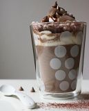 Zak! Designs Teeglas Dot 0,35l doppelwandig schwarz