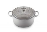 Le Creuset Brter rund 20cm 2,4l - perlgrau