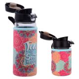 Doras To Go Becher aus Glas mit Einhandverschluss Kaffee 250ml