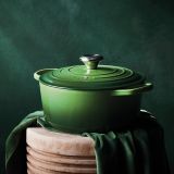 Le Creuset Br�ter rund 24cm 4,2l - Bamboo