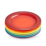 Le Creuset Rainbow Collection 6er Set Fr�hst�cksteller 22cm