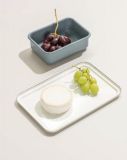 Riess Vorratsbeh�lter mit Deckel 15x11x5cm heidelbeerblau
