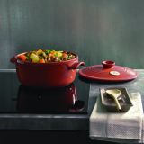 Emile Henry Schmortopf oval 31 cm 4,7l - olive