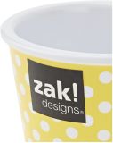 Zak! Designs Eisbecher mit L�ffel Dotty gelb