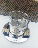 Alessi KK20 Set aus 2 Espressotassen mit Untertassen