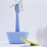 Alessi B�roklammern-Halter Clip Tree KF02 LAZ hellblau