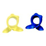 Alessi Serviettenringe Luca 2er Set blau/gelb MDR03 SET2