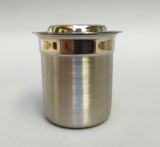 R�sle Dose mit Deckel Edelstahl 0,1L