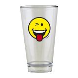 Zak! Designs Trinkglas Smiley wink