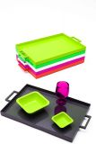 Zak! Designs Tablett TV rechteckig beere