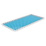 Zak! Designs Dotty Kuchenplatte rechteckig aqua-blau