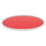 Zak! Designs Dotty Tortenplatte rot 32cm