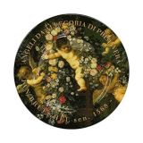 K�nitz Teller Angeli da Allegoria di Primavera 30 cm