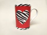 K�nitz Kaffeebecher Zebra Herz