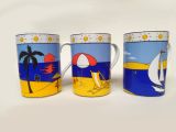K�nitz Kaffeebecher Strand 3er Set