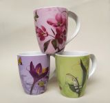 K�nitz Becher Fr�hling mit Blumen und Schmetterlingen - 3er Set