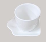 K�nitz Cappuccinotasse wei�