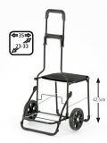Andersen Shopper Komfort Ivar anthrazit mit Sitz