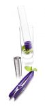 Vacu Vin Cocktail Muddler with Jigger / Measuring Cup and Tongs - Purple