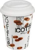 Knitz Coffee-to-go-Becher Coffee Collage mit Deckel