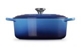 Le Creuset Br�ter oval 29cm 4,7l - Azure blau