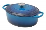 Le Creuset Br�ter oval 31cm 6,3l - Azure